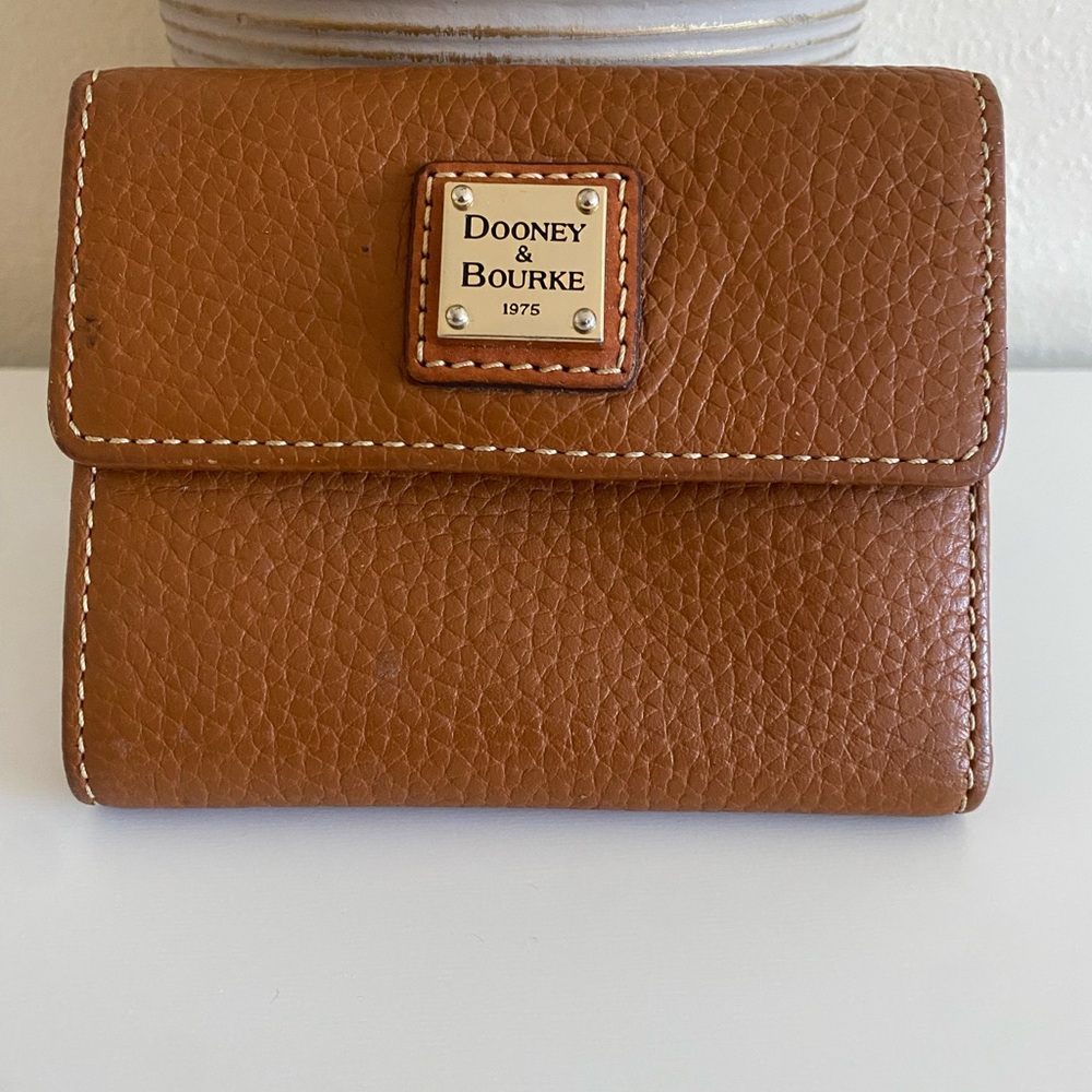 Dooney & Bourke Brown Leather Wallet